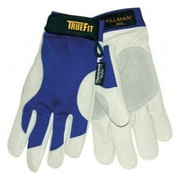Tillman X-Clarge Blue and Grey Truefit Top Grain Pigskin и найлонова тинсулатна облицовани ръкавици със студено време с подсилен