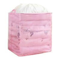 Голяма памучна юрганска чанта за съхранение на дрехи с голям капацитет Преместете мръсната кошница за дрехи