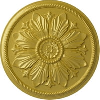 Екена мелница 5 8 од 1 2 П Кая таван медальон, ръчно рисувано богато злато