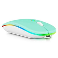 2.4GHz & Bluetooth мишка, акумулаторна безжична светодиодна мишка за Lenovo телефони също съвместими с телевизионния лаптоп Mac