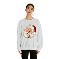 Ретро суичър на Дядо Коледа, сладък коледен пуловер на Дядо Коледа