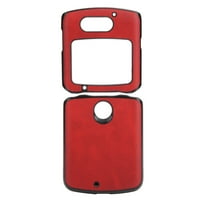 Защитен калъф за мобилни телефони Шокаустойчив кожен капак на телефона за Motorola Razr 5GRED
