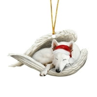 Veki New Sleeping Angel Dog Коледни забавления висулка Карикатура Коледно дърво висулка Коледна украса висулка Коледна декорация