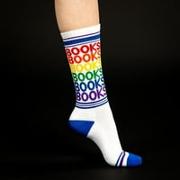 Rainbow Book, Новост Подаръчни чорапи за мъже, жени и тийнейджъри, Unise Crew Thics