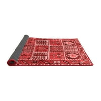 Ahgly Company Indoor Round Персийски червени традиционни килими, 5 'кръг