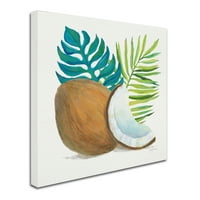 Марка изобразително изкуство 'кокосова палма Ив' платно изкуство от Мери Урбан