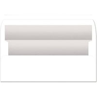 Голяма Хартия Сребърно Фолио Облицовани Бели Пликове , 25-Пакет