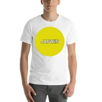 3xl жълта точка Jadwin с къс ръкав памучна тениска от неопределени подаръци