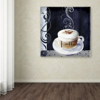 Търговска марка изобразително изкуство кафе синьо платно изкуство по цвят Пекарна
