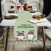 Moocorvic Коледна маса масата бегач скрин шал Весела коледен домашен декорация