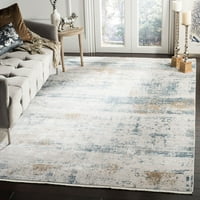 Eclipse Asher Abstract Area Rug, Beige Light Grey, 6 '9'