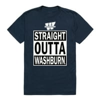 Университет Washburn Ichabods направо от тениска на тройника - флот, малък