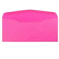 Хартия и плик № пликове за прозорци, 1 2, Fuchsia Pink, 250 Box
