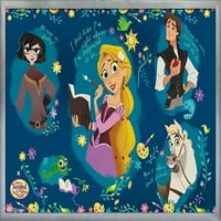 Disney Tangled - Групов плакат за стена, 22.375 34