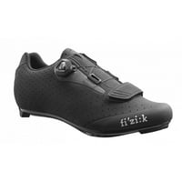 Р5Б Уомо-мъжка обувка с боа-Черна тъмно сива-Размер 42