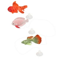 Най -добре изкуствени светещи риби силикон цветна симулация декоративен аквариум плаващ орнамент