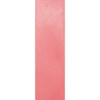 Розова сатенена панделка с двойно лице за занаяти, 7 8 дворове от Гуен Студиос