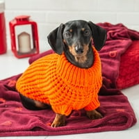 Пет Скаут Куче пуловер облекло за малки средни големи кучета домашни любимци, оранжево, 2ХС