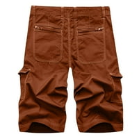 Cllios товарни къси панталони за мъже плюс размер мулти джобове къси панталони Работни тактически къси панталони Разхлабени пътни къси панталони