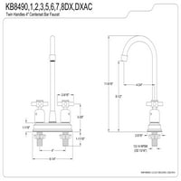 Kingston Brass KB8490D Concord Bar кран, матово черно