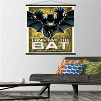 Комикси - Батман - 80 -годишен плакат за стена с магнитна рамка, 22.375 34