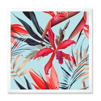 Дизайнарт' винтидж тропически цветя Ив ' традиционна рамка Арт Принт