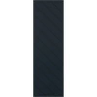 Екена Милуърк 15 в 68 з вярно Фит ПВЦ диагонални ламели модерен стил фиксирани монтажни щори, без звезди нощ синьо