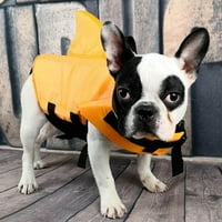 BALEMS - Спасително яке за кучета - Препоръч с регулируем колан, домашно плуване на акула за куче с къс нос, версия за надграждане