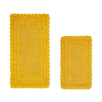 По -добри тенденции Lilly Crochet памучен килим за баня - жълто
