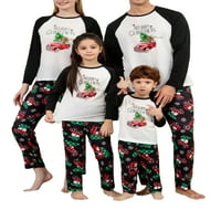 Gwiyeopda Коледно семейство пижами съвпадащи комплекти коледно дърво коледни дрехи заспиване