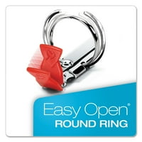 Cardinal Premier Easy Open заключващ кръгъл пръстен, 3 капачка, 1 2, средно синьо