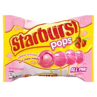 Starburst изскача всички Pinks Strawberry Lollipops 8.8oz Lay Down Bag