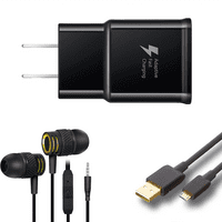 EP -TA20JBEUGUS INBO Замяна 15W Адаптивно зарядно за бързо стена за слива етикет 3G включва бързо зареждане 3.3ft Micro USB кабел