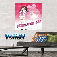Kizuna AI - Happy Wall Poster, 22.375 34
