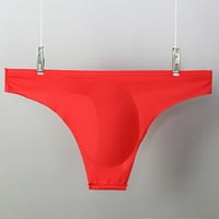 Aayomet кратък за мъже бельо Мъжки конфитюр бикини underpants micro pouch засилване на ниската талия кратко бельо, червено xxl