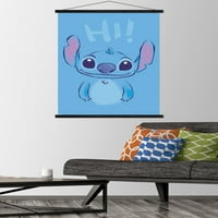 Disney Lilo и Stitch - Hi Tall Poster с дървена магнитна рамка, 22.375 34